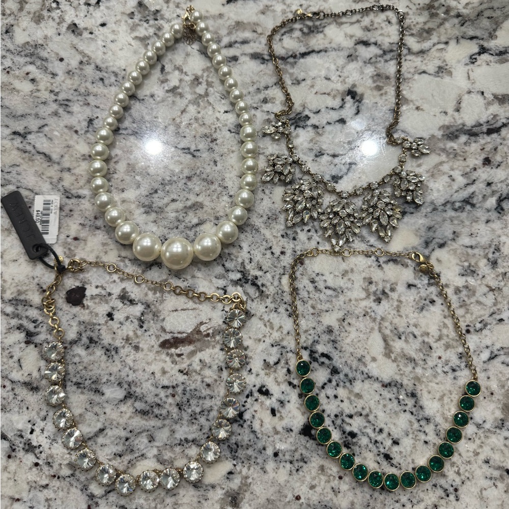 Lot of 4 J Crew necklaces